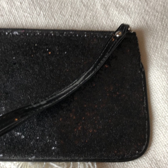 3 For $20 Black Glitter Wristlet Clutch - Picture 2 of 3
